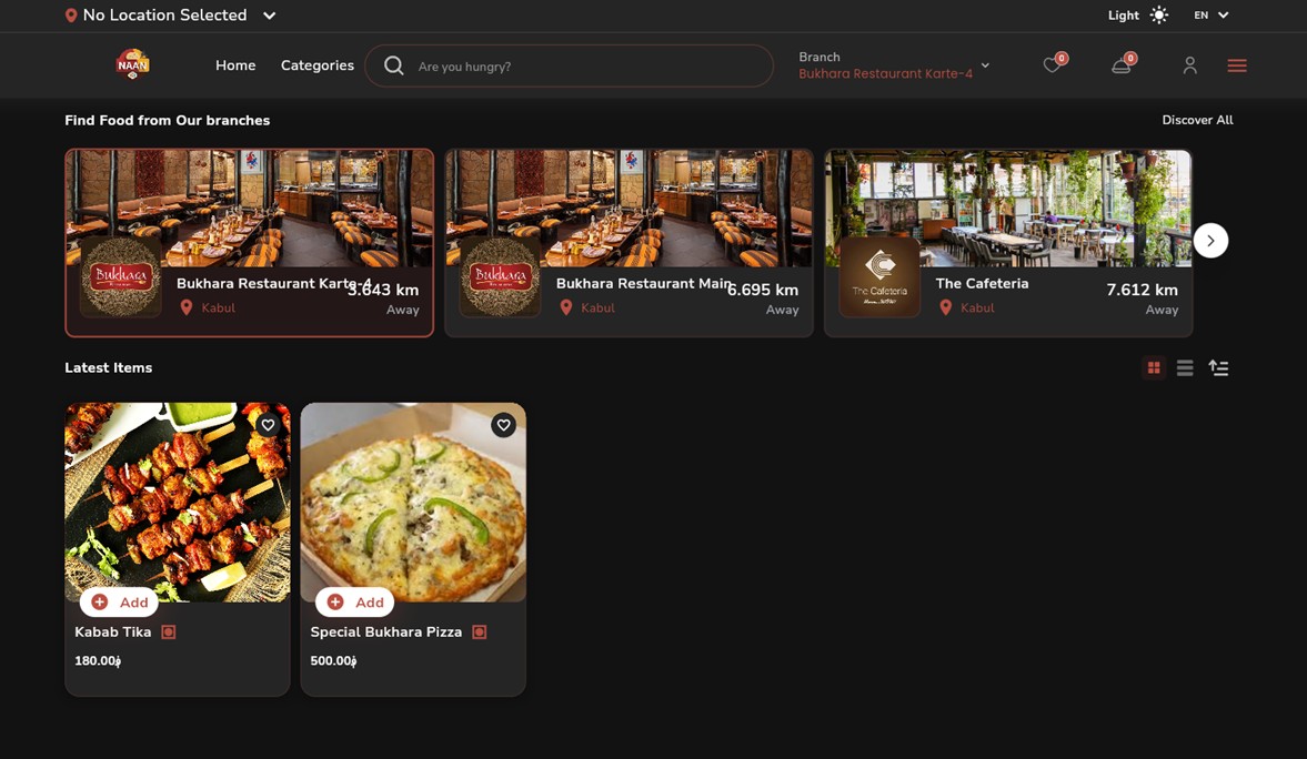 وب اپلیکیشن برای پلتفرم MyNaan